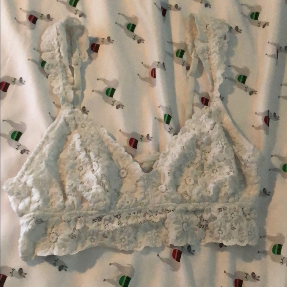 White bralette